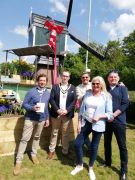 Alan Roper and the Mayor with William, Jackie and John Van Hage